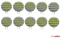 LED steeklampje | Set 10 Stuks | 12V | 2,1W | VV 10-15W | Warm Wit | G4 | 145Lm