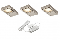 HERA |VARIO | LED op / inbouwspot | 3 LED spots | Doe Zelf LED Kit | Warm Wit
