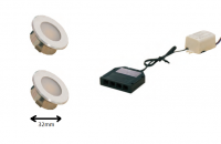 LED inbouwspot | 2 LED spots | 100Lm | Doe Het Zelf LED Kit | Warm Wit | DP05