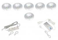Lumoluce | Lugano | LED inbouwspot | 6 LED spots | Doe Zelf LED Kit | Warm Wit