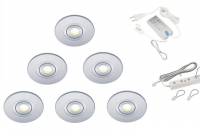 Lumoluce | Luzern + R80| LED inbouwspot | 6 LED spots | Doe Zelf LED Kit | Warm Wit